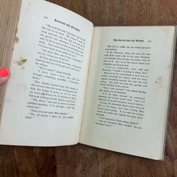 1902‎ Lavender & Old Lace By Myrtle Reed Edwardian Book WELL LOVED - Picture 8 of 15